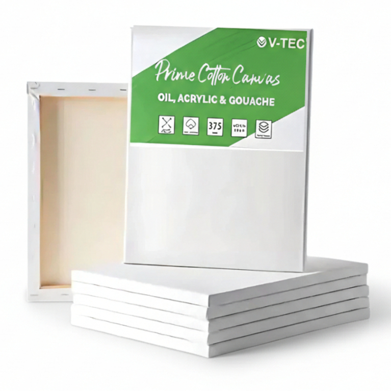 Prime Painting Canvas 100% Cotton Canvas V-tec Painting Drawing Coloring Craft