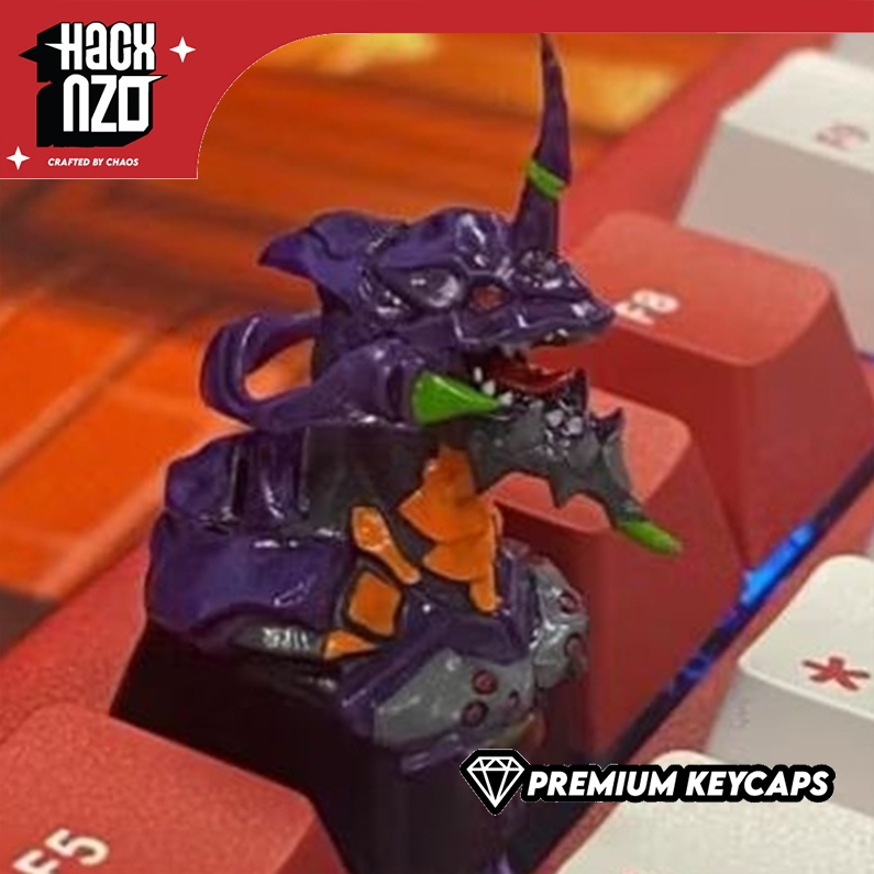 Berserk Evangelion Mode-Eva-01 Eva-02 Neon Genesis Evangelion Artisan Keycap