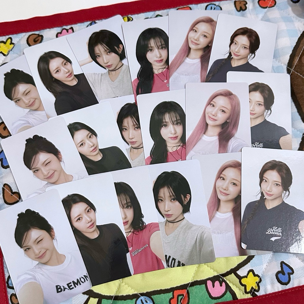 Photocard PC Babymonster Uniqlo Baemon Ruka Asa Phrita Ahyeon Rora Chiquita