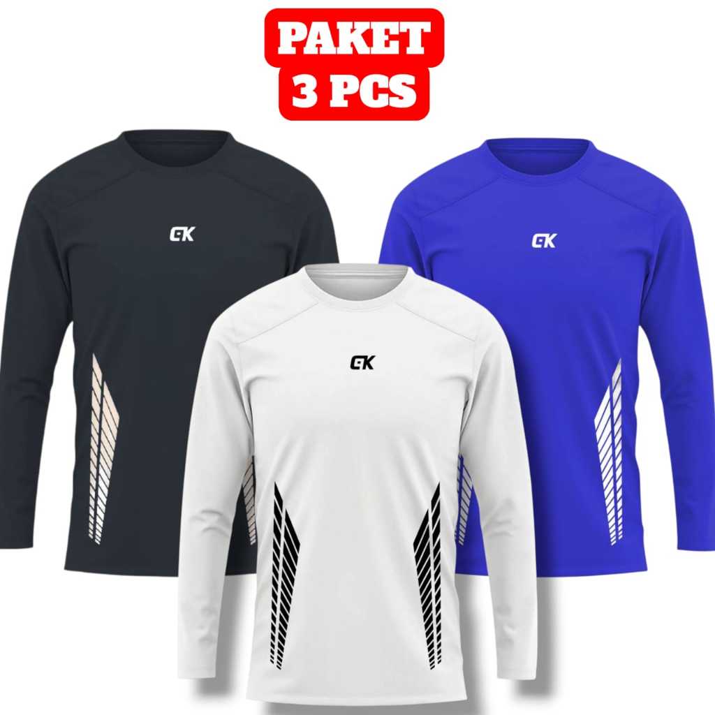 บรรจุุภัณฑ์ 3 ชิ้น LONG-SLEEVED TOPS VIRAL CLOTHES,.GYM TRAINING CLOTHES ผ้าตลอดเวลา