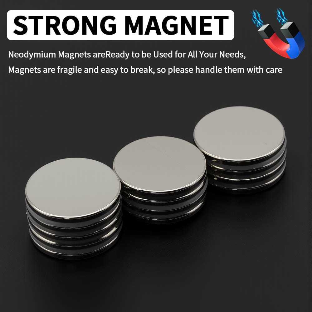 ร้านหนัง fiaraz Neodymium Tanem Magnet 10 x 1.5 mm - อุปกรณ์เสริมกระเป๋าอเนกประสงค์ เล็ก & แข็งแรง