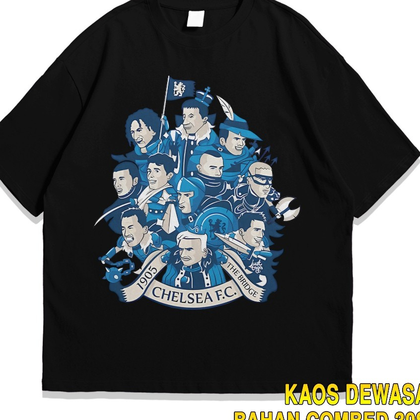 KATUN Chelsea 17 - เสื้อยืด Chelsea Fans Edition - เสื้อเชลซี - เสื้อฟุตบอลทําจากผ้าฝ้าย Combed 30s