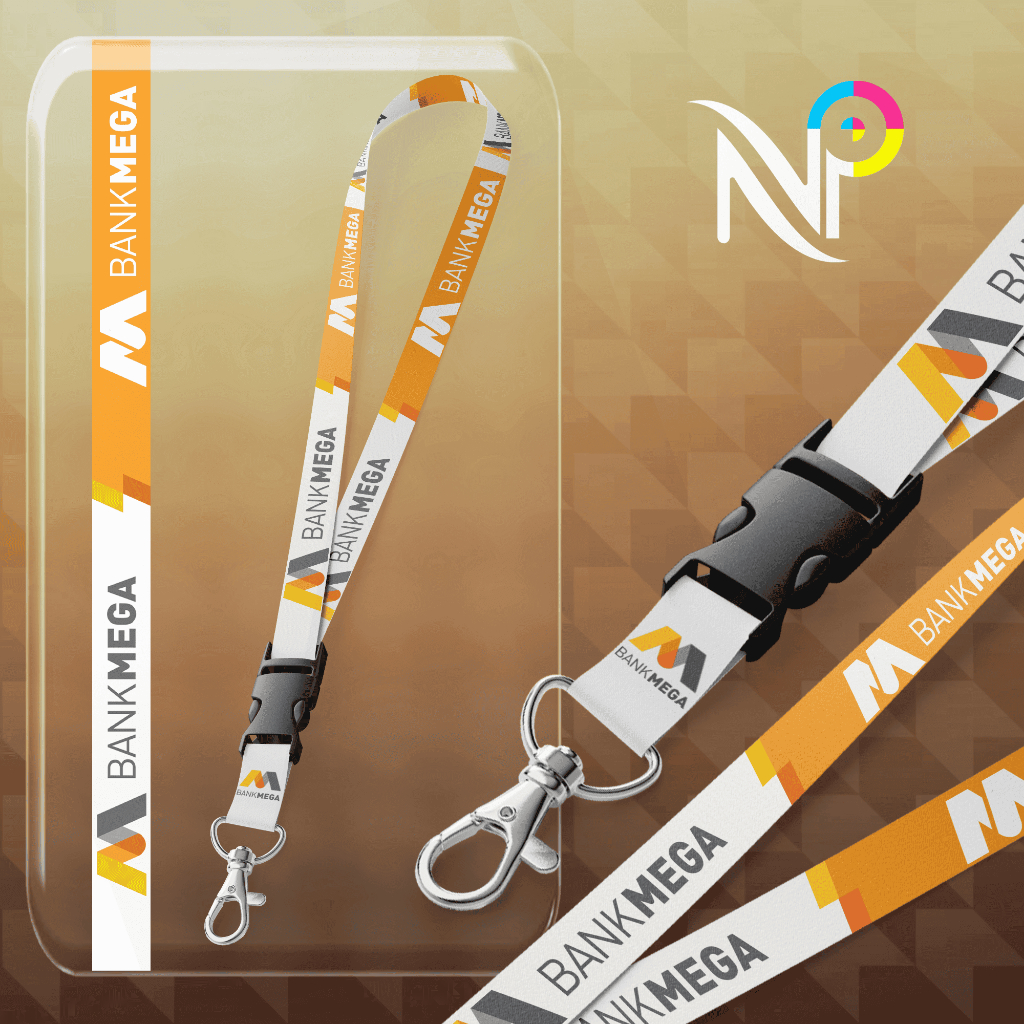 สายรัดเชือกเส้นเล็ก Bank Mega Fullprint