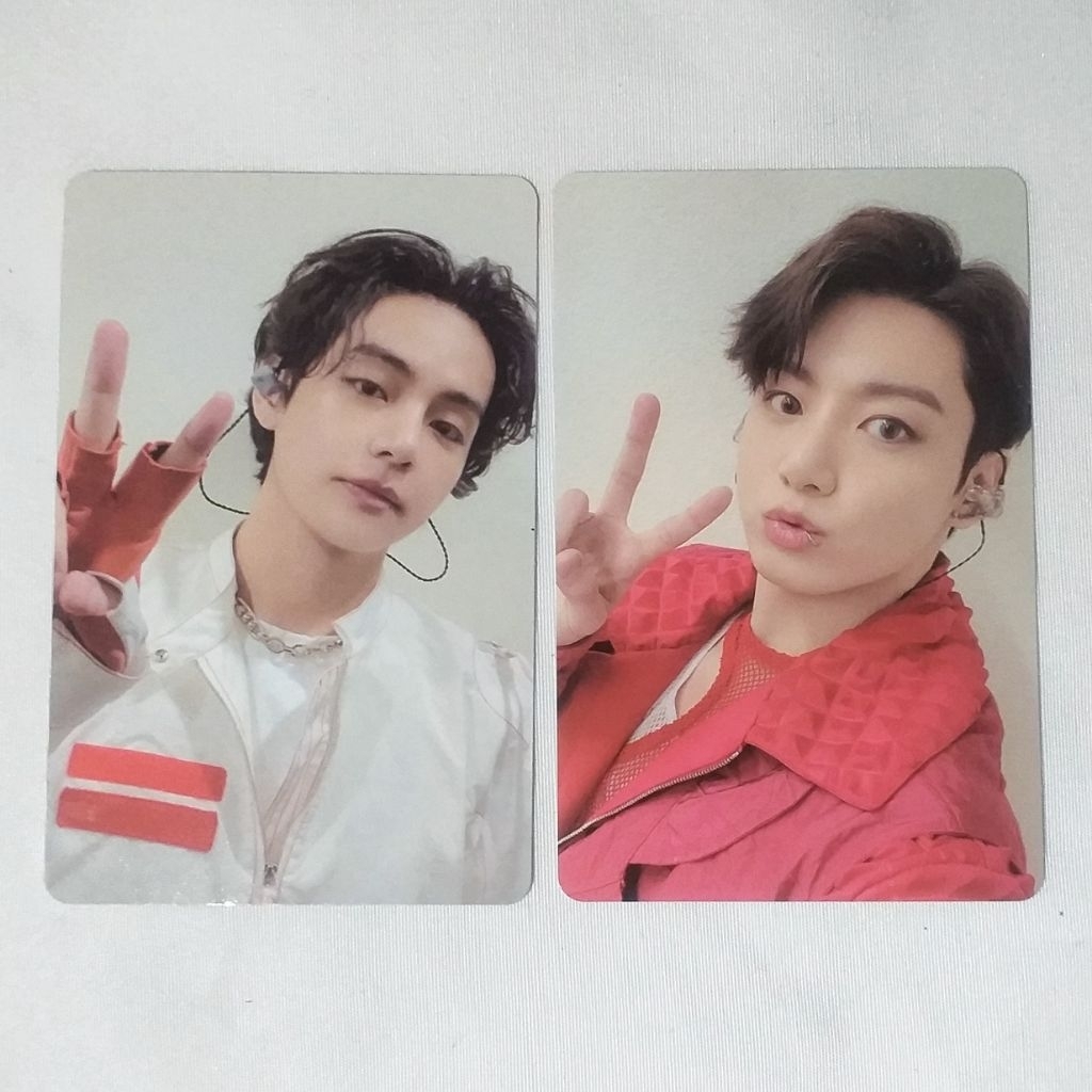 [READY] Photocard อย่างเป็นทางการ Taehyung V Jungkook BTS PTD ในโซล Digicode