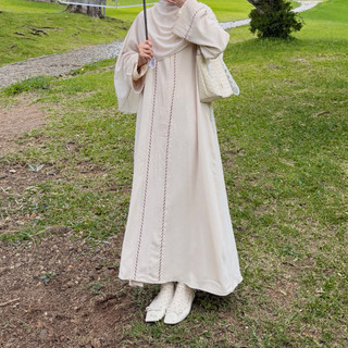 Pareesa Abaya bordir | abaya embroidary