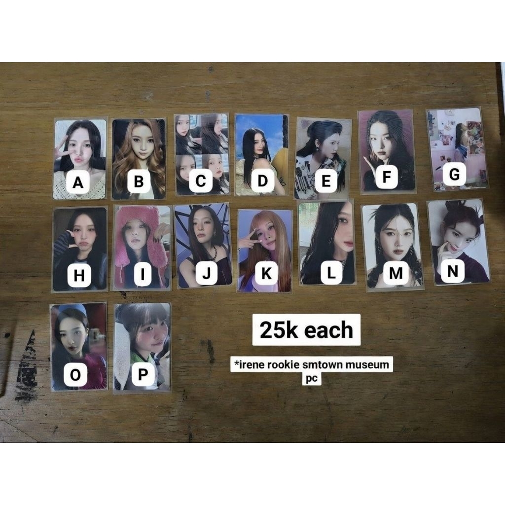 กํามะหยี่สีแดง RV ไอรีน Seulgi Wendy Joy Yeri Photocard Pc