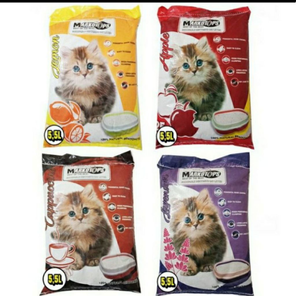 5.5 LITERS MARDOTOP SAND SCENTED FLUMB SAND PREMIUM CAT SAND