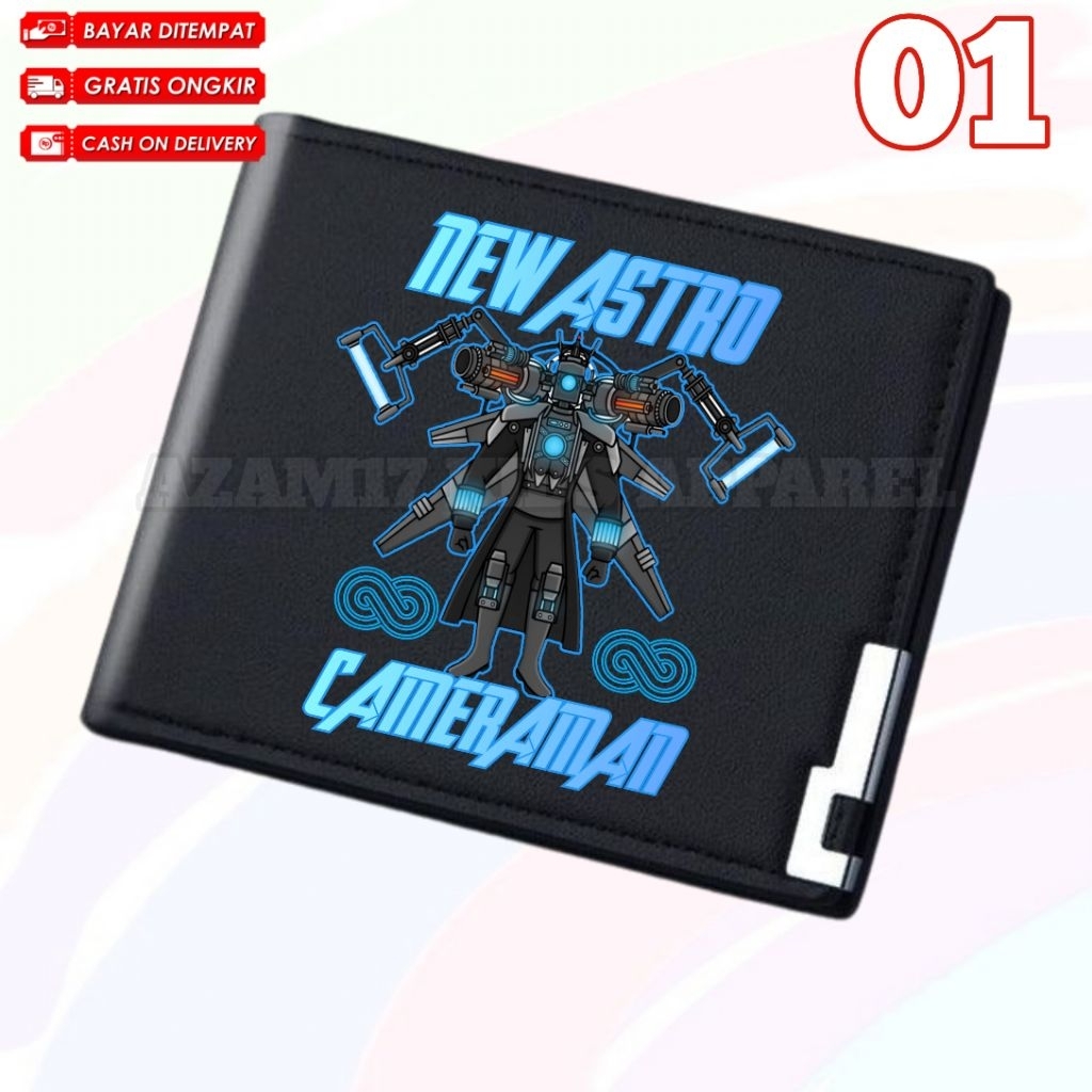 ใหม่ ASTRO TITAN CAMERAMAN CHILDRENS WALLET UPGRADE SKIBIDI TOILET ฟรีชื่อ / TITAN CAMERAMAN CHILDRE