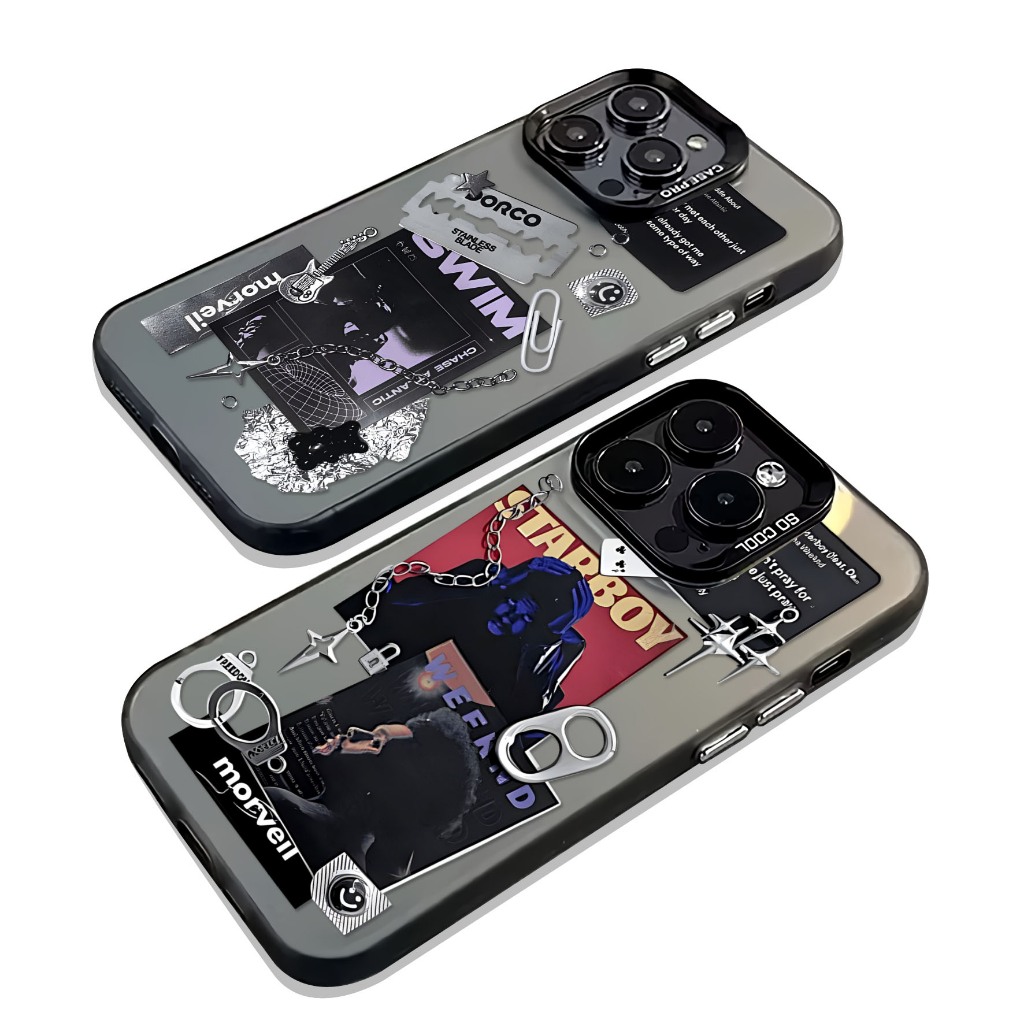 [HG29] IMD Frosted เคสโทรศัพท์สําหรับ iPhone 7 8plus X Xs Max Xr 11 12 13 14 15 Pro Max กรณีที่กําหน