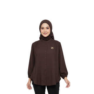 ALAYA Kemeja Blouse Wanita Rayon Twill Premium