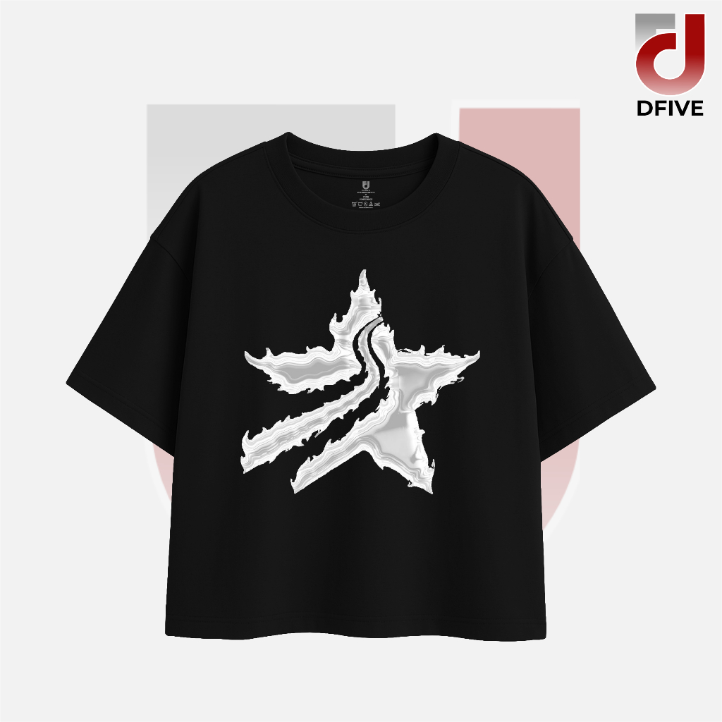 DFIVE Starflow Boxy Fit T-Shirt – Premium 20s Combed Cotton Boxy T-Shirt