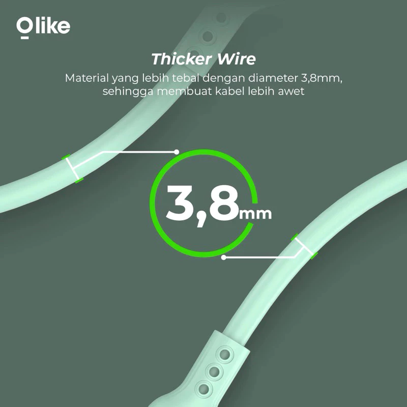 OlyIKE D306C สายชาร์จ TYPE-C 2.4A 100 ซม thumbnail 6