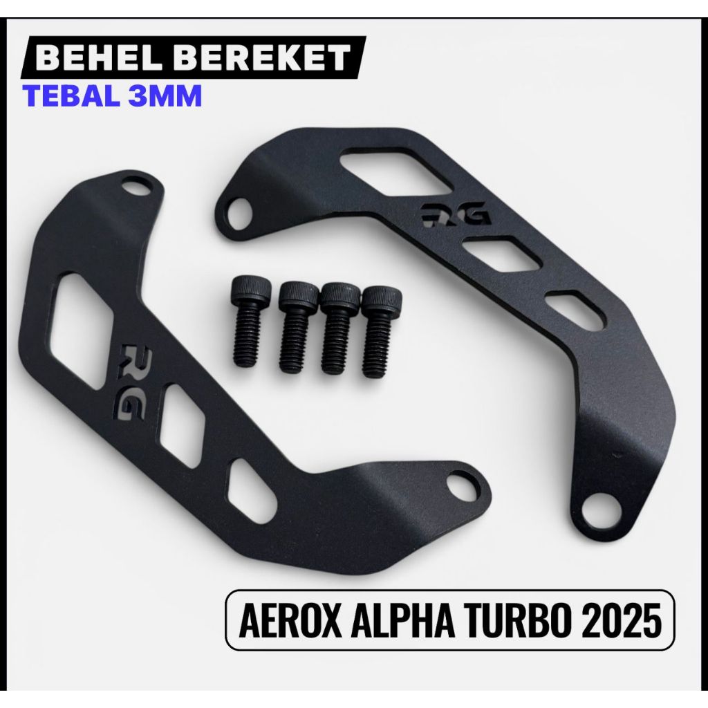 ขายึด Aerox Alpha Turbo 2025 หนา 3 มม. - ขายึดมอเตอร์ไซค์ RG