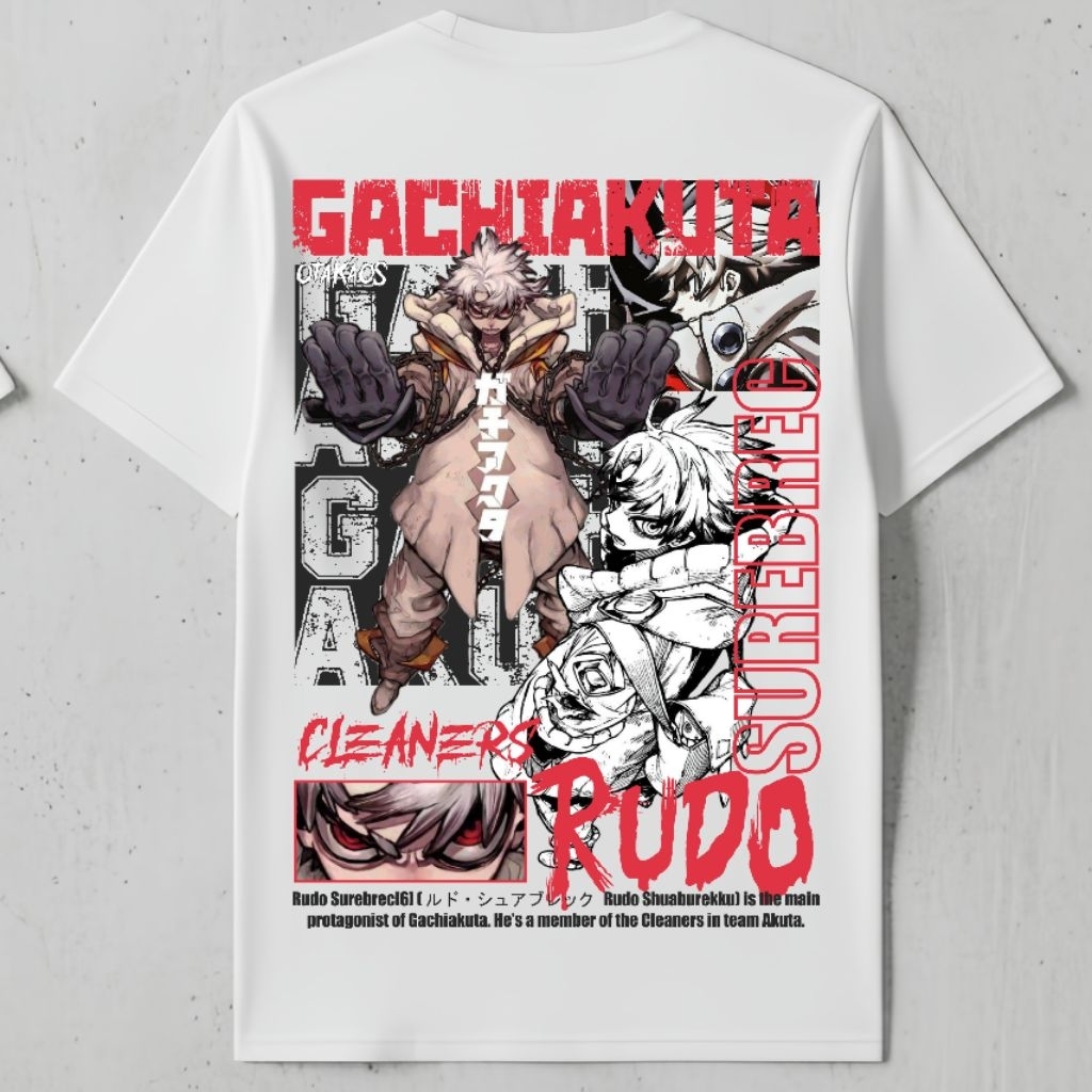 เสื้อยืด Gachiakuta Rudo Surebrec