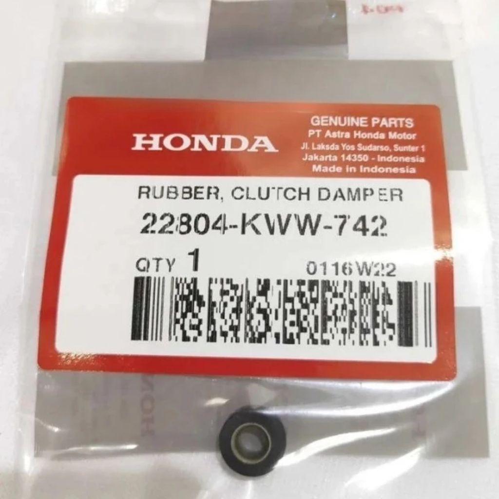 ยางคลัชแดมเปอร์ – Honda Revo FI - 22804KWW742