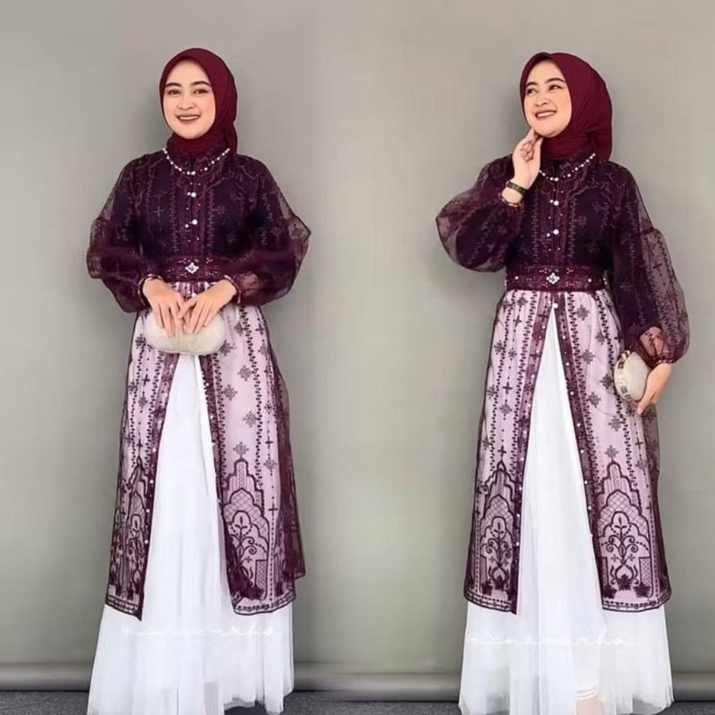Azzura/Outer Azzura Brocade Hari Raya/modern Outer/Invitation Outer/Graduation Outer (OUTER เท่านั้น