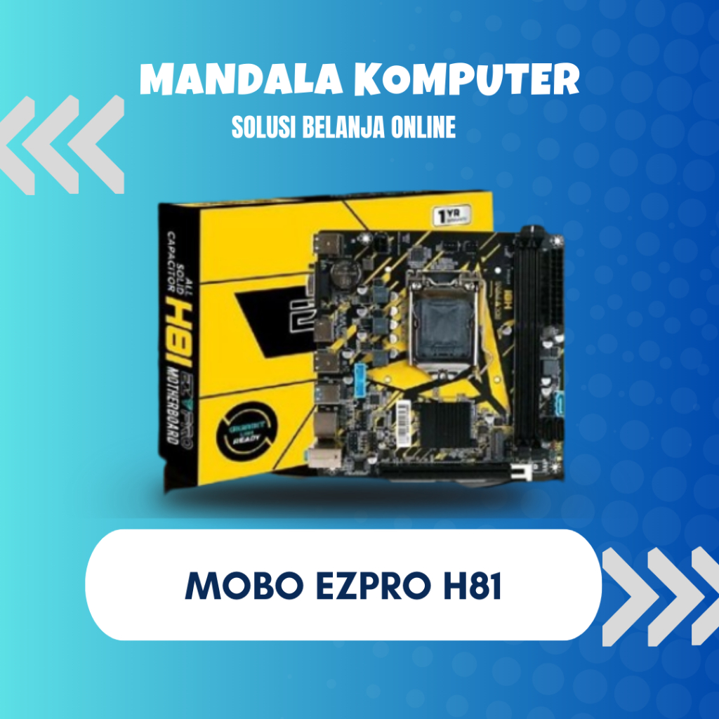 เมนบอร์ด Ezpro H81 LGA 1150
