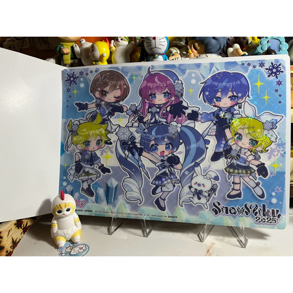 ภาพโปสเตอร์ใสหิมะ miku 2025 ตัวละครทั้งหมด gachapon ต้นฉบับอย่างเป็นทางการญี่ปุ่น