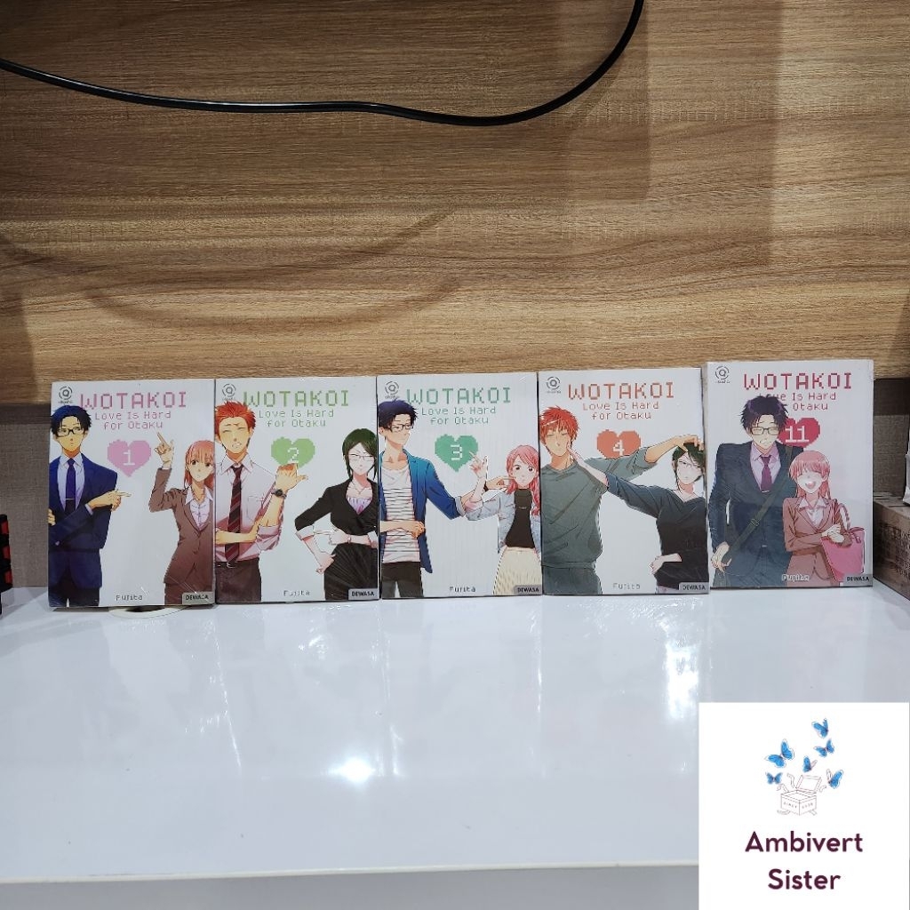 [ SEAL ] Wotakoi Love is Hard Manga หนังสือการ์ตูนสําหรับ Otaku 1 2 3 4 11 Fujita สํานักพิมพ์ Akasha