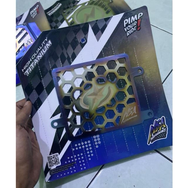 ฝาครอบหม้อน้ํา NSA PERFORMANCE TITANIUM