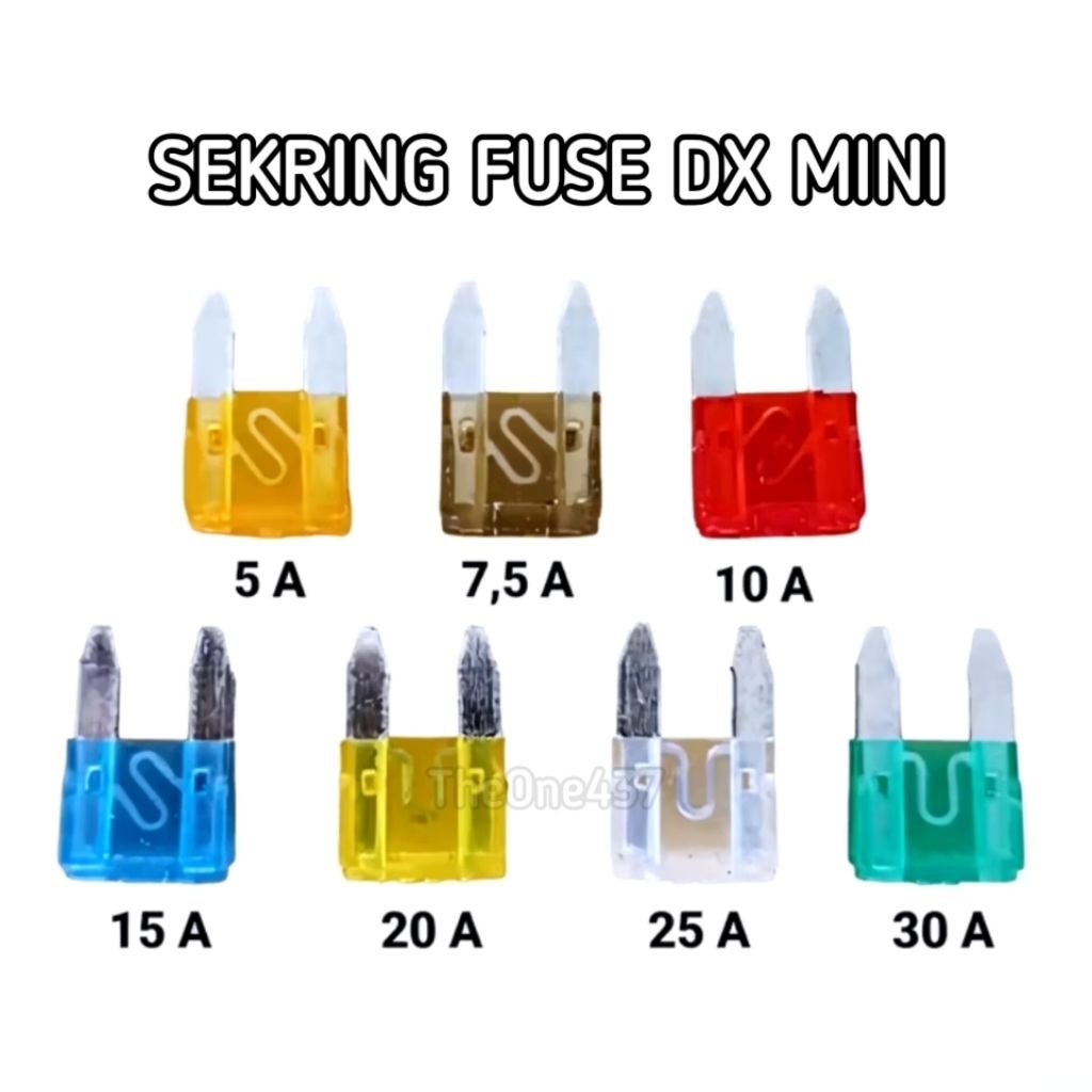 DX Mini Car Motorcycle Fuse / Mini Plug-in Fuse / Mini Fuse / Mini Plug-in Fuse Box / Mini Fuse Fuse