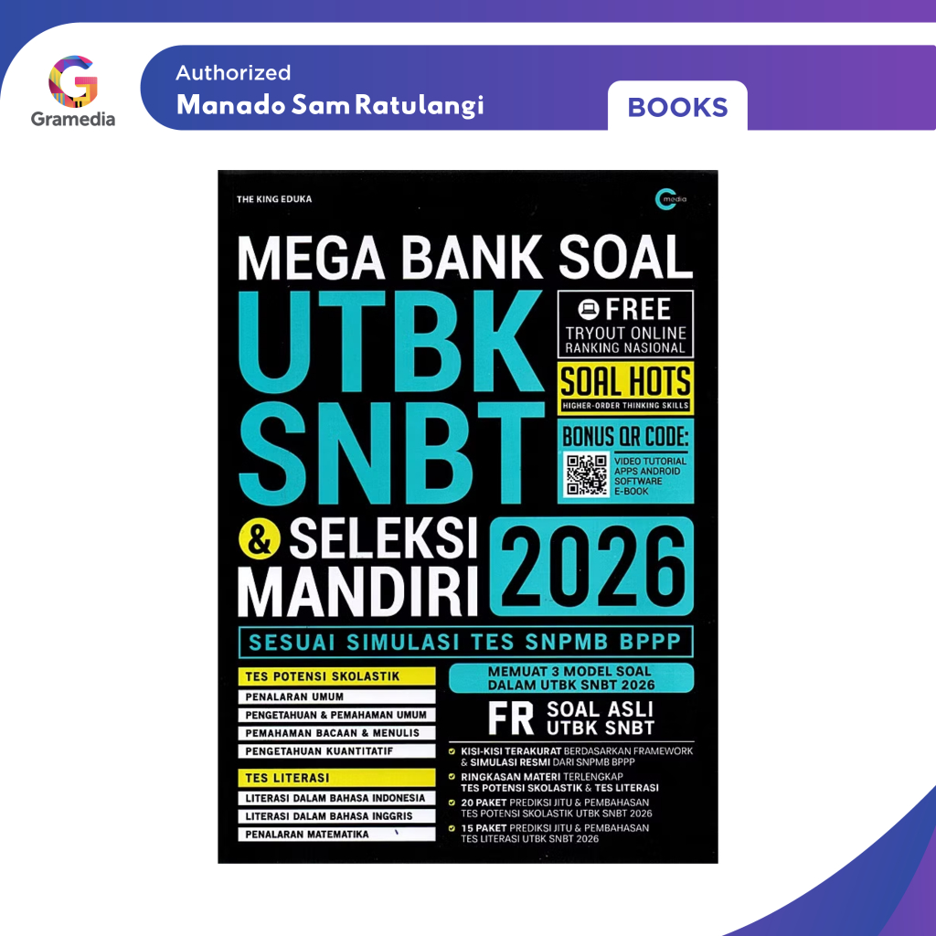 Gramedia Manado-Mega Question Bank สําหรับ UTBK SNBT & Empty Selection 2026