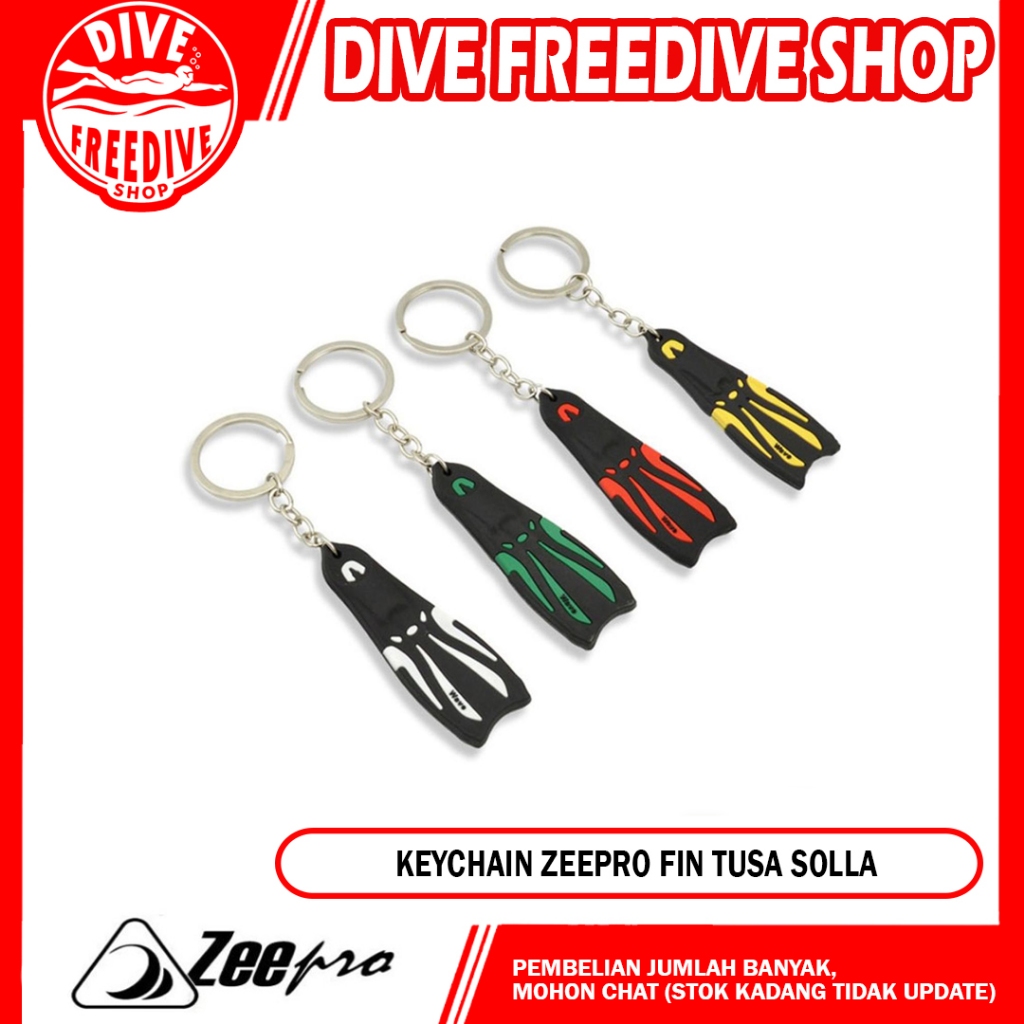 GANTUNGAN พวงกุญแจ Zeepro Fin Tusa Solla อะไหล่อุปกรณ์เสริมพวงกุญแจดําน้ําดําน้ําดําน้ําดําน้ํา