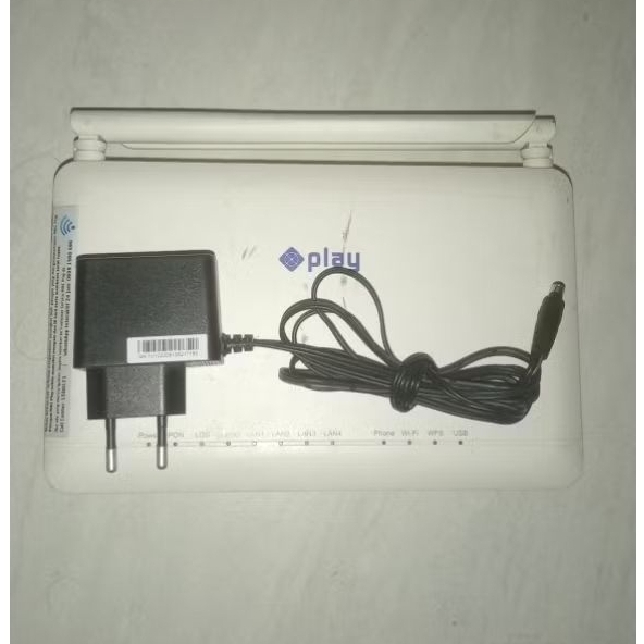 HIJAU ZTE play ZXHN F670L เราเตอร์ WiFi (พอร์ตสีเขียว)