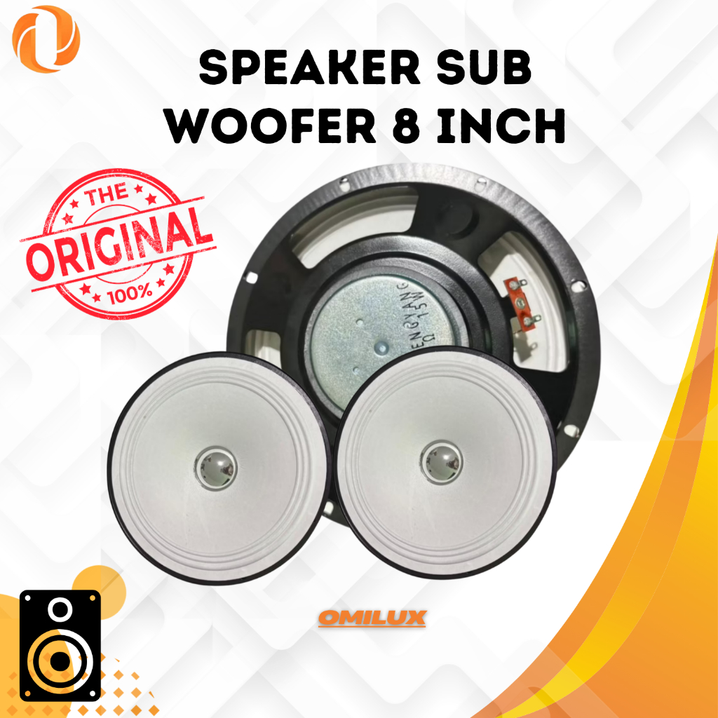 8 INCH SPEAKER 3.2OHM & 6.5 3OHMinch SUB WOFFER SPEAKER FULL MUSIC BASS ORIGINAL