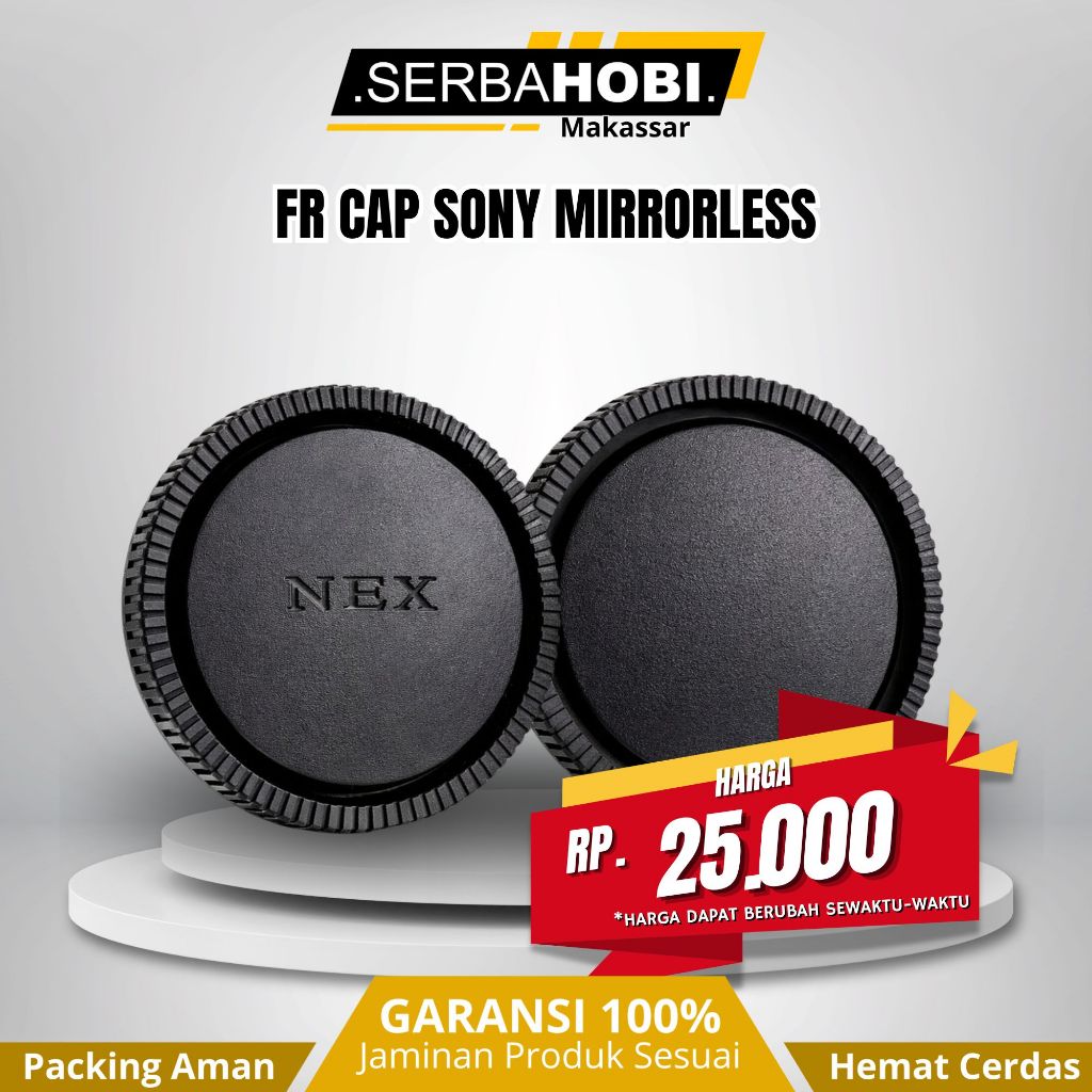FR Cap Sony Mirrorless Body Cap E Mount เซ็นเซอร์กล้อง Protector Sony A6000 A6400 A7 Series