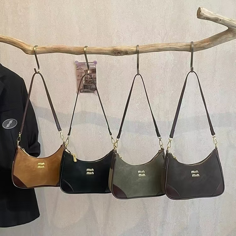 BJ61766 - BLACK/BROWN/COFFEE/GREEN - SHOULDERBAG TOTEBAG MINMIN TOTE HANDBAG SLING KOREAN WOMENS BAG