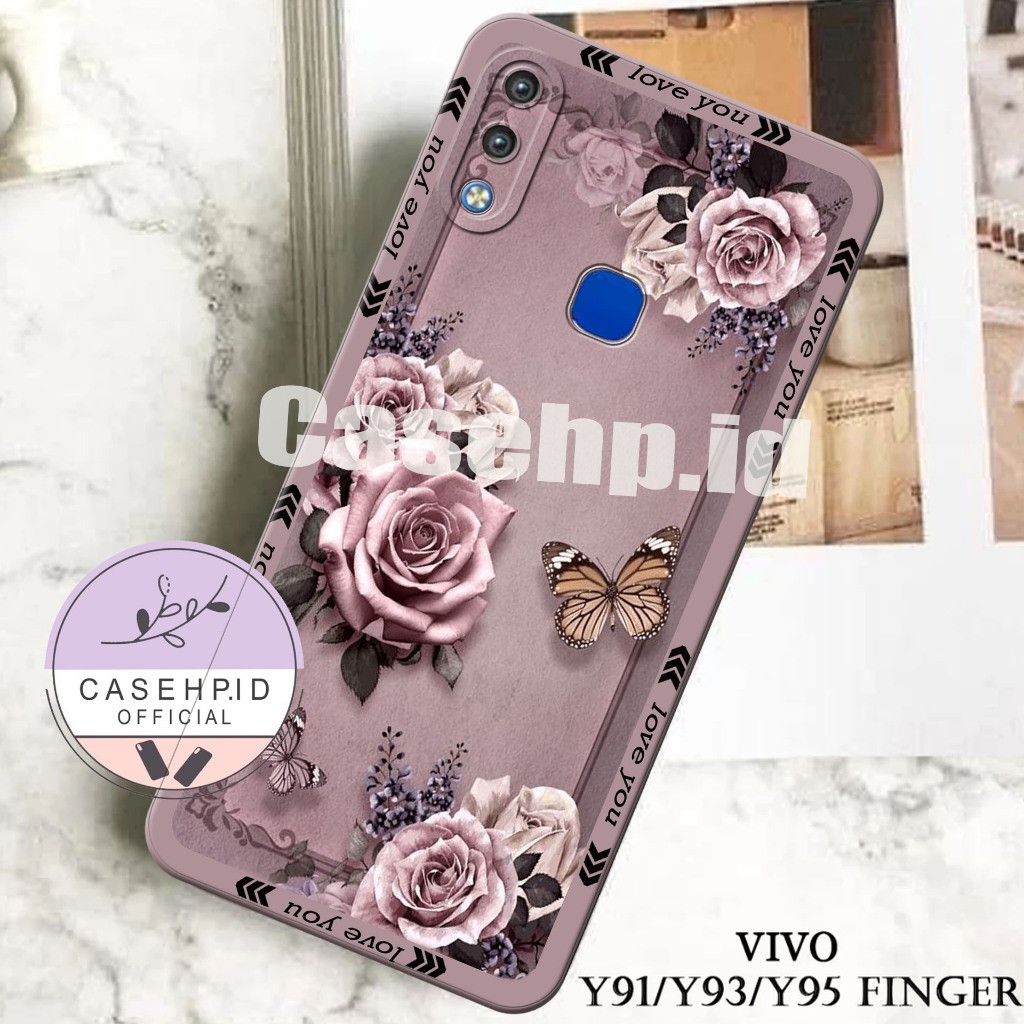 VIVO Y91/Y93/Y95 FINGER แฟชั่นปลอก Softcase Pro กล้อง - เคสป้องกันกล้อง - ฝาครอบป้องกันกันชนซิลิโคนส