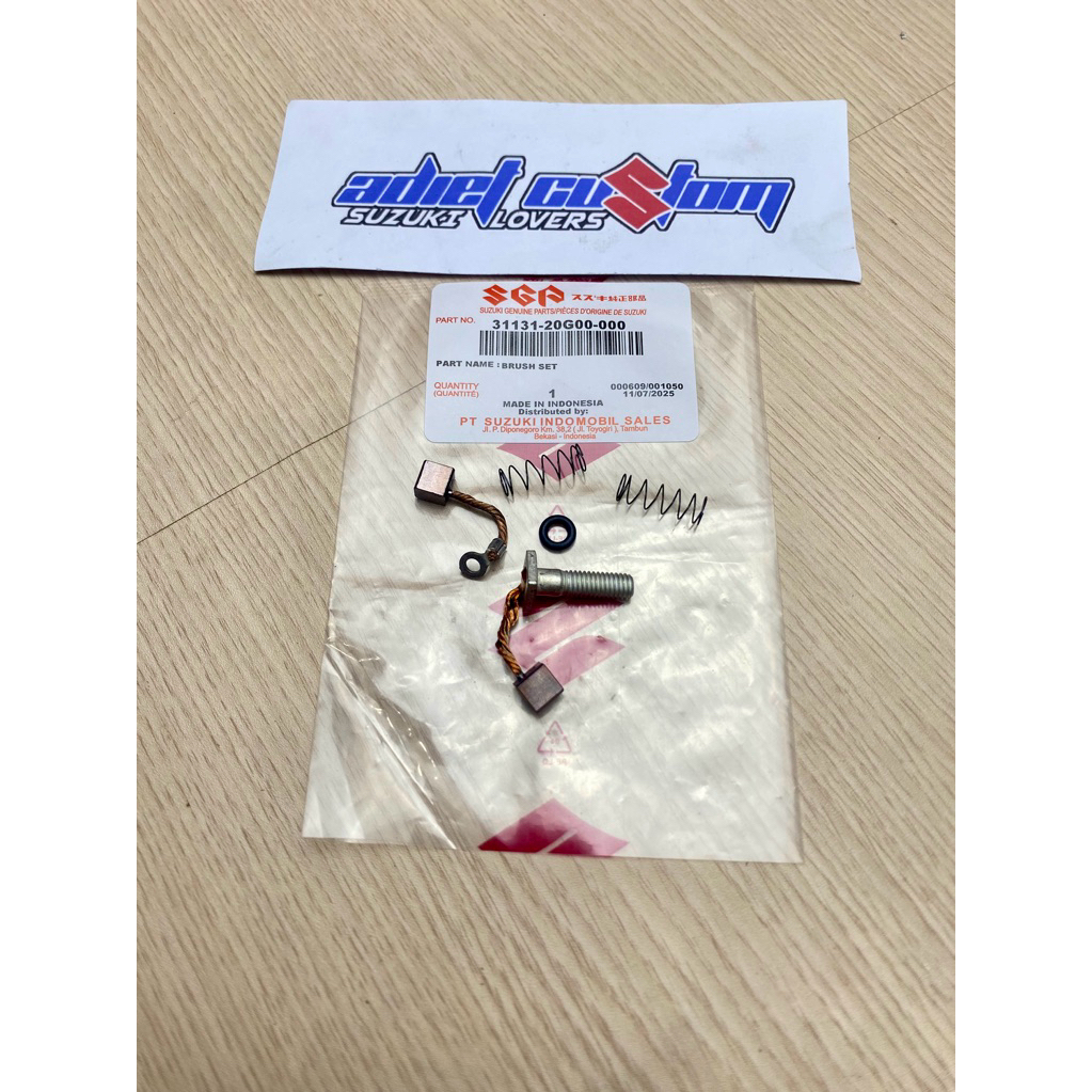 ชุดแปรง Bostel Areng Dinamo Starter SPIN, SKYWAVE, SKYDRIVE HAYATE, Original Suzuki SGP 31131-20G00-