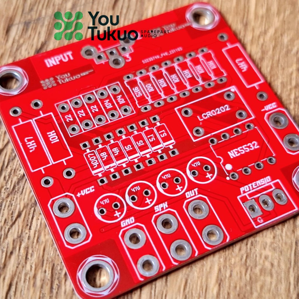Pcb input balance limiter แหล่งจ่ายไฟสองชั้น