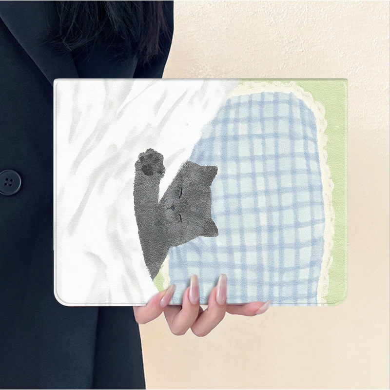 Black Cat Sleeping Case HONOR HONOR Pad X8A 11 "แท็บเล็ตขนาดใหญ่พร้อมช่องเสียบปากกาสําหรับ HONOR Pad