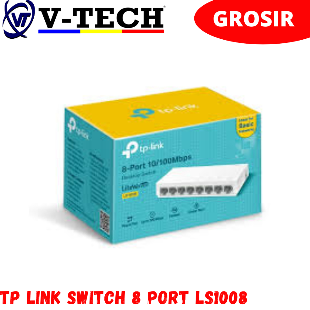 TP LINK SWITCH 8 PORT LS1008