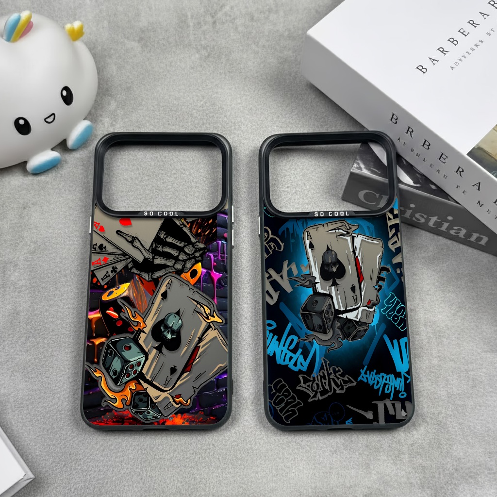 เคส IMD Hologram Spark 40 Spark 10 30C 30 Pro Softcase imd black Spark 40 Casing Hp Premium IJ11