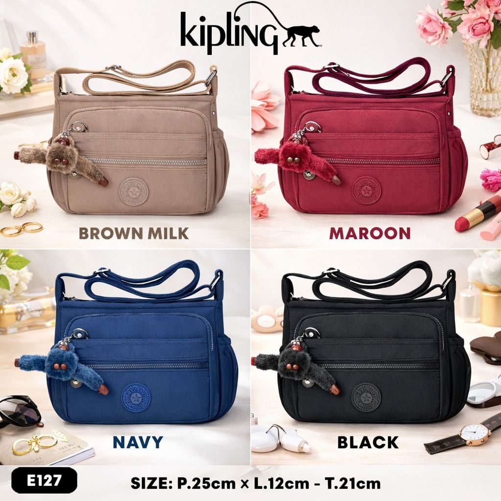 Kipling WOMENS SLING BAG - กระเป๋าสะพายผู้หญิง - FASHION BAG - KP E127