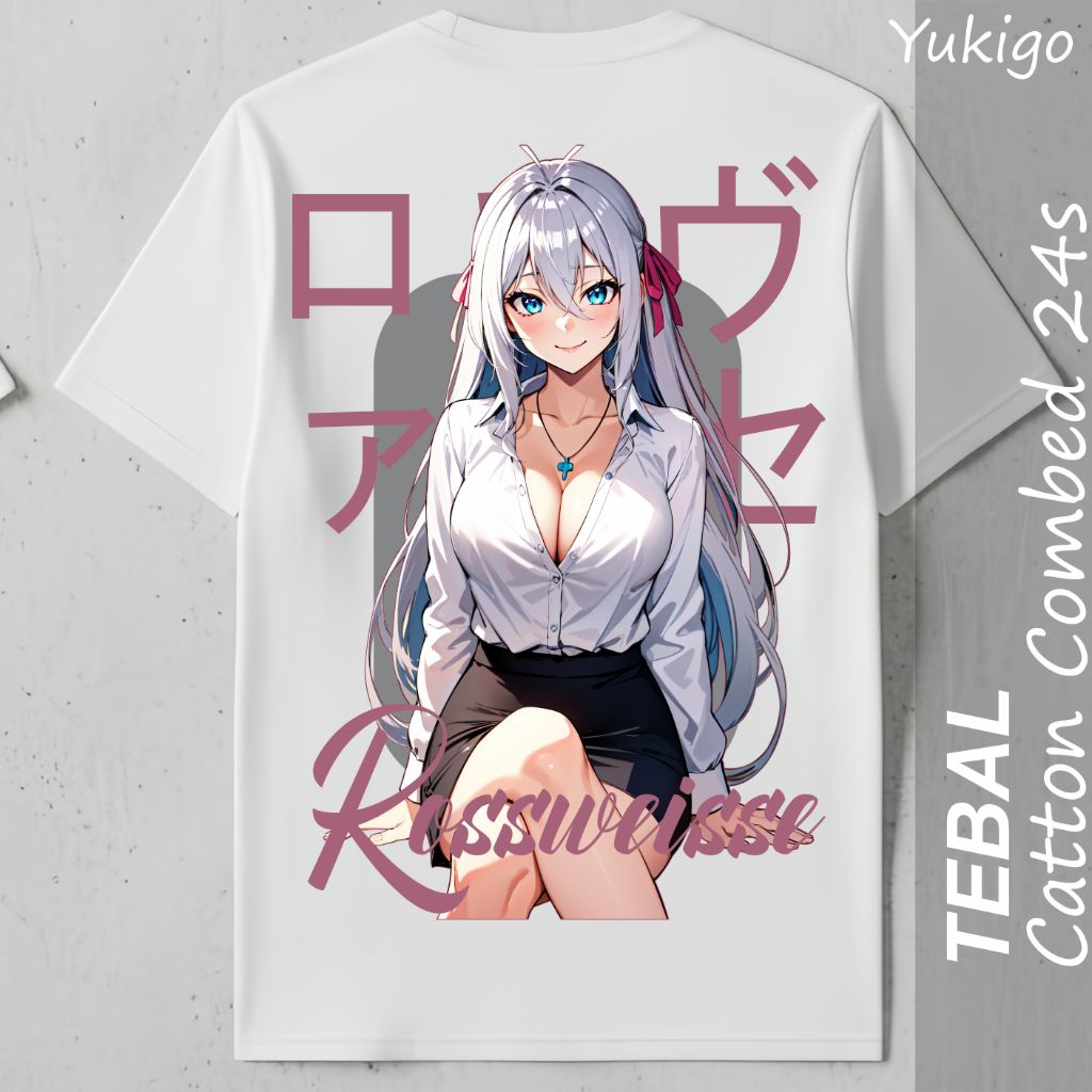 เสื้อยืด Rossweisse Anime High School DxD