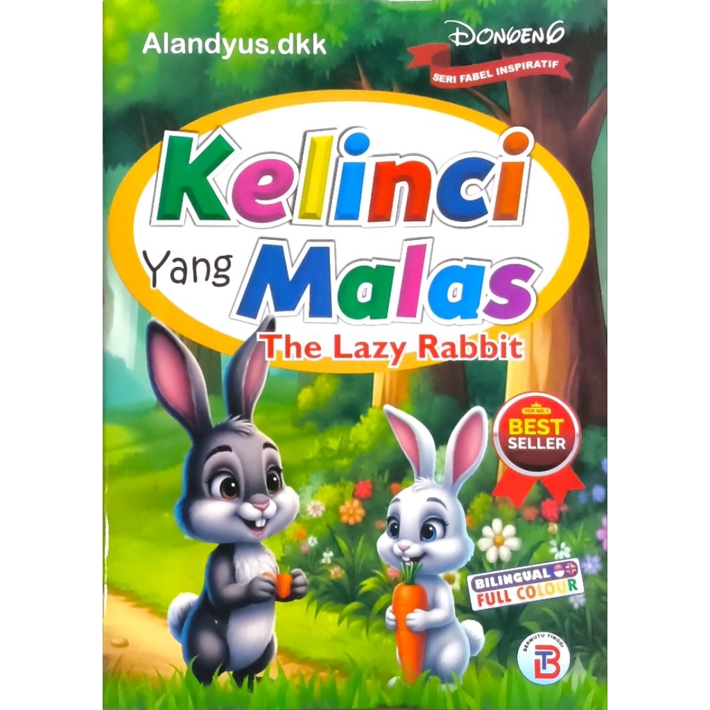 LAZY RABBIT PICTURE CHILDRENS STORY BOOK/DB