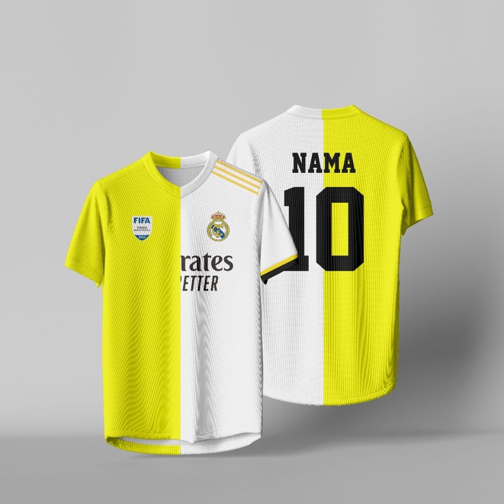 MADRID X REFEREE และเสื้อแข่ง BARCA X REFEREE ฟรีชื่อและหมายเลขด้านหลัง