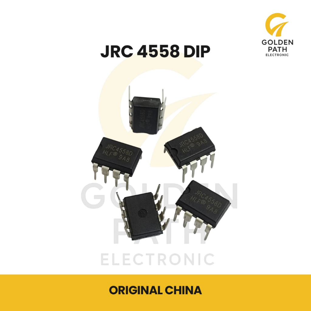 [WHOLESALE] IC JRC 4558D DIP 8P เกรด A ของแท้ / คุณภาพดี