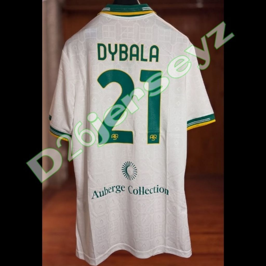 RomAaA_ เครื่องเล่น 3rd Third Issue 2025 / 2026 Jersey + Print Nameset SOULE 18 / DYBALA 21 / Custom