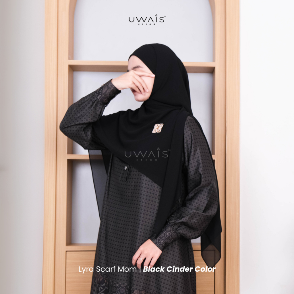 Lyra Scarf Bandana Plain Instant Mom & Kids Square Hijab