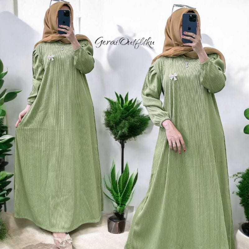 Gamis Plain Condru Soraya Rempel Hand Dress สําหรับผู้หญิง ล่าสุด Soraya Rempel Gamis