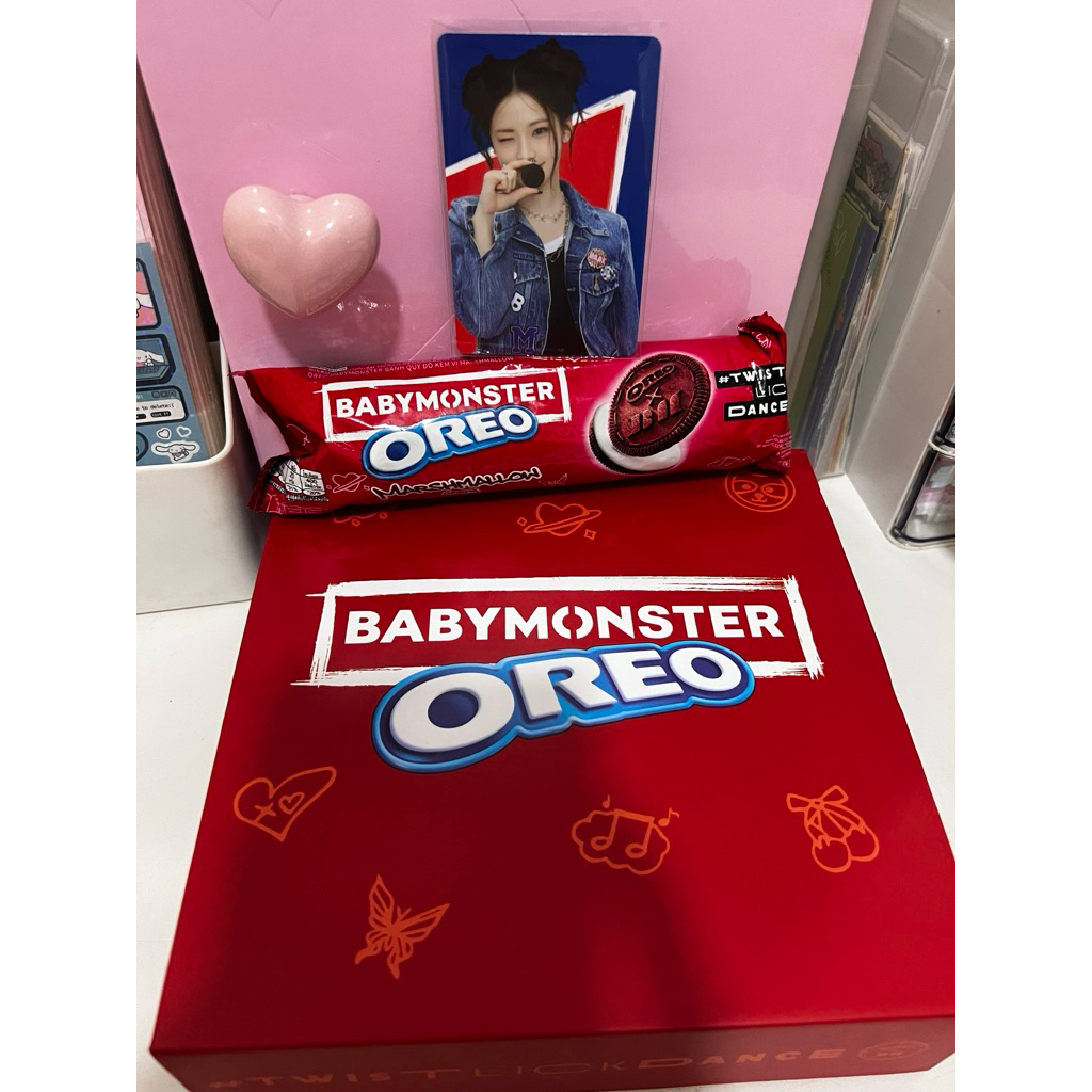 OFFICIAL - คุกกี้ Photocard Babymonster x Oreo Ruka