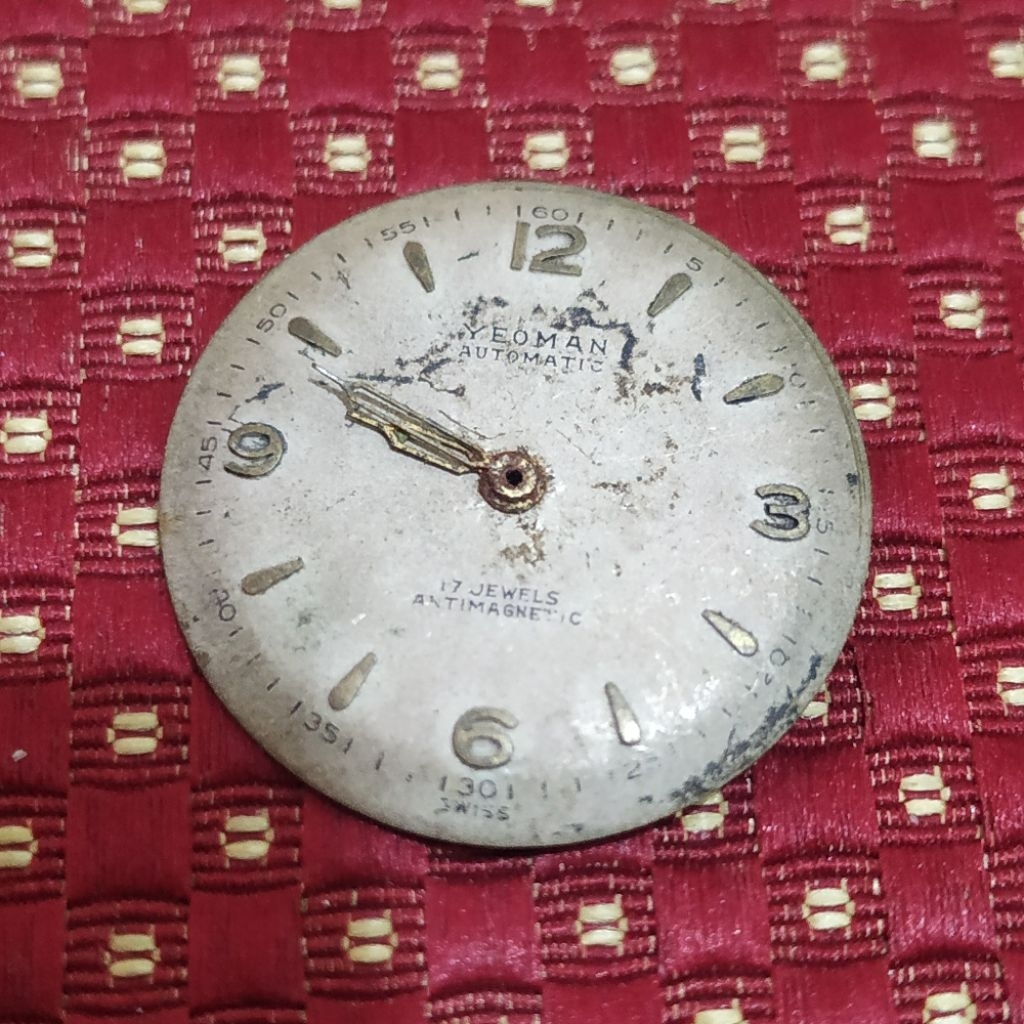 Yeoman swiss automatic แผ่นหน้าปัดนาฬิกา unisex