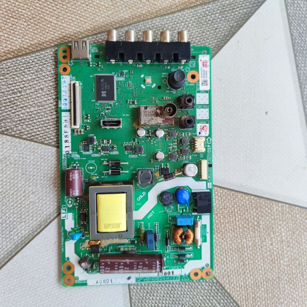 Mb ori mainboard led tv SHARP LC-24SA4000i