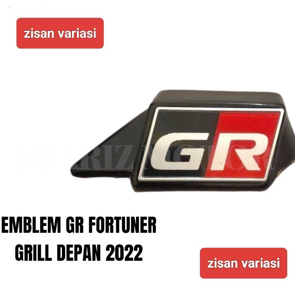 GR GRILL LOGO เดิม toyota fortuner GR ด้านหน้า Emblem
