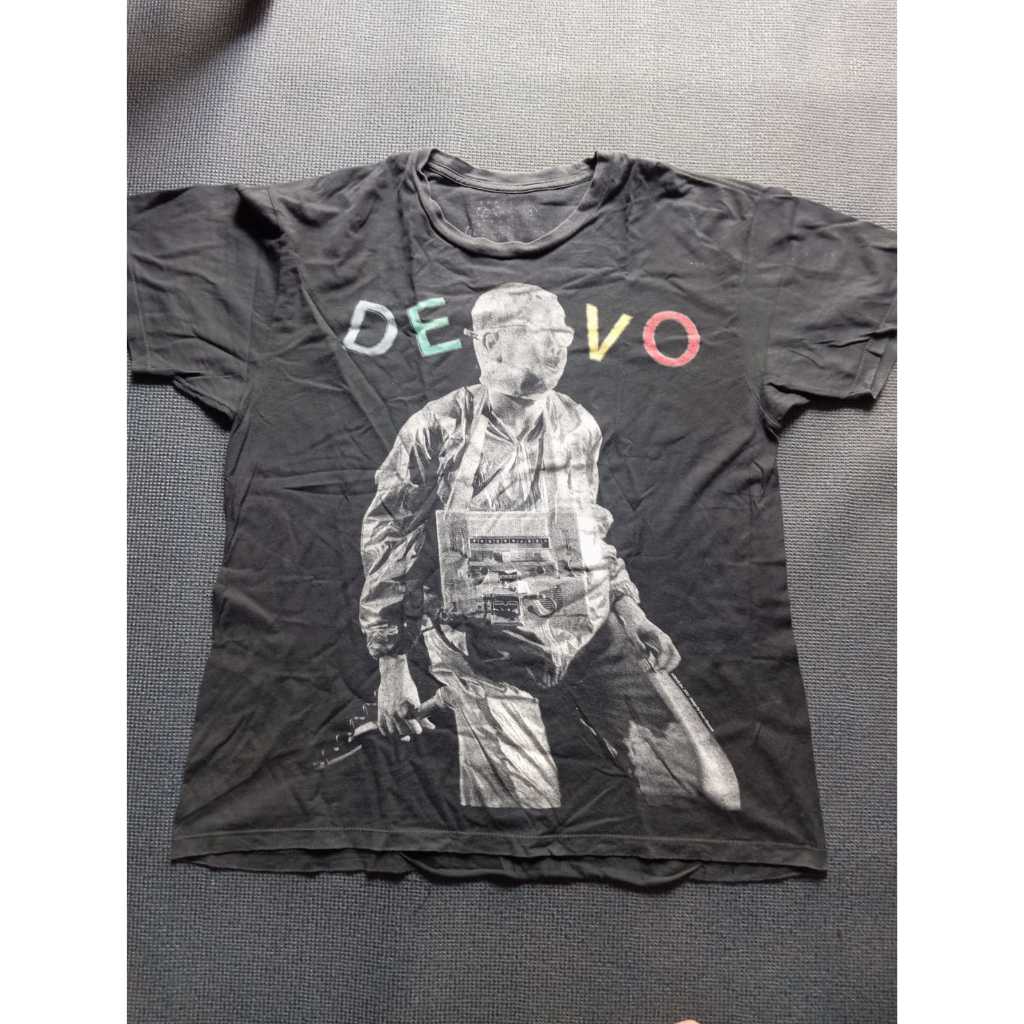 Devo Benji Boy Photo Tee Club DEVO 2012 คลื่นลูกใหม่ Punkrock Mark Mothersbakugh
